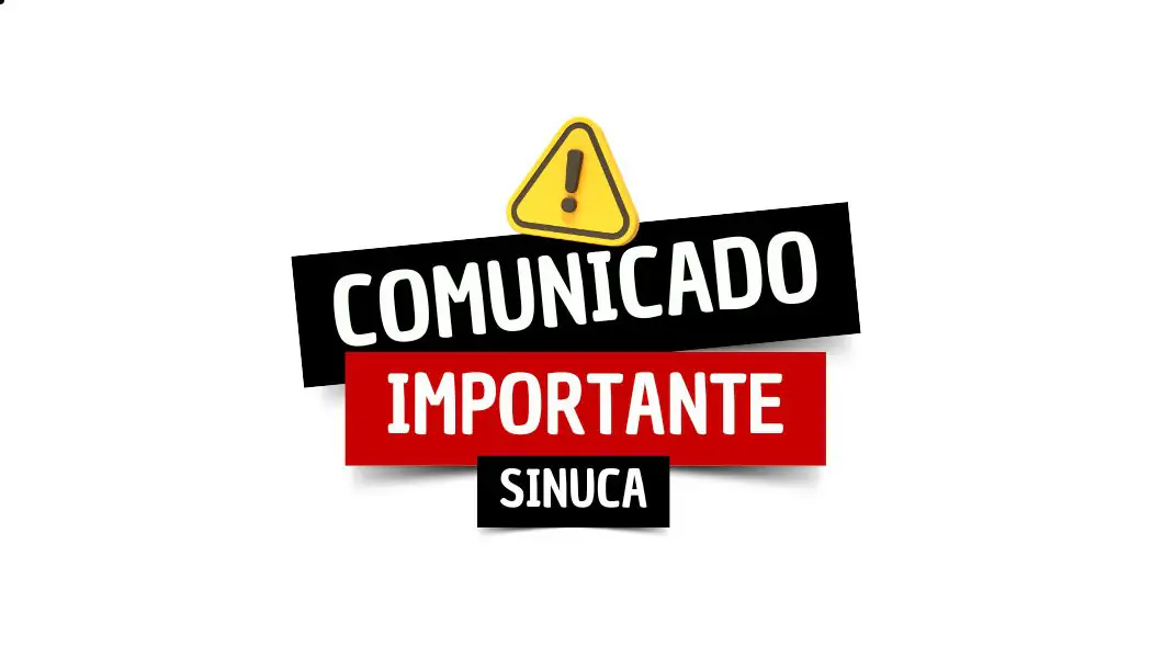 COMUNICADO OFICIAL – SINUCA